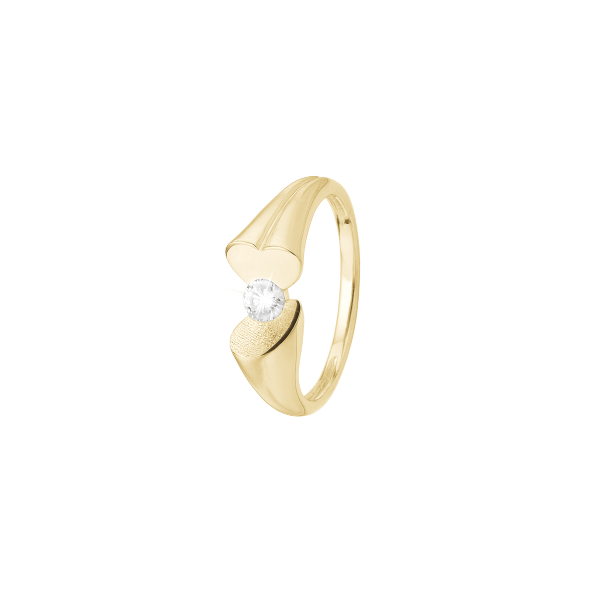 Ring, 8kt, Magiske hjerter