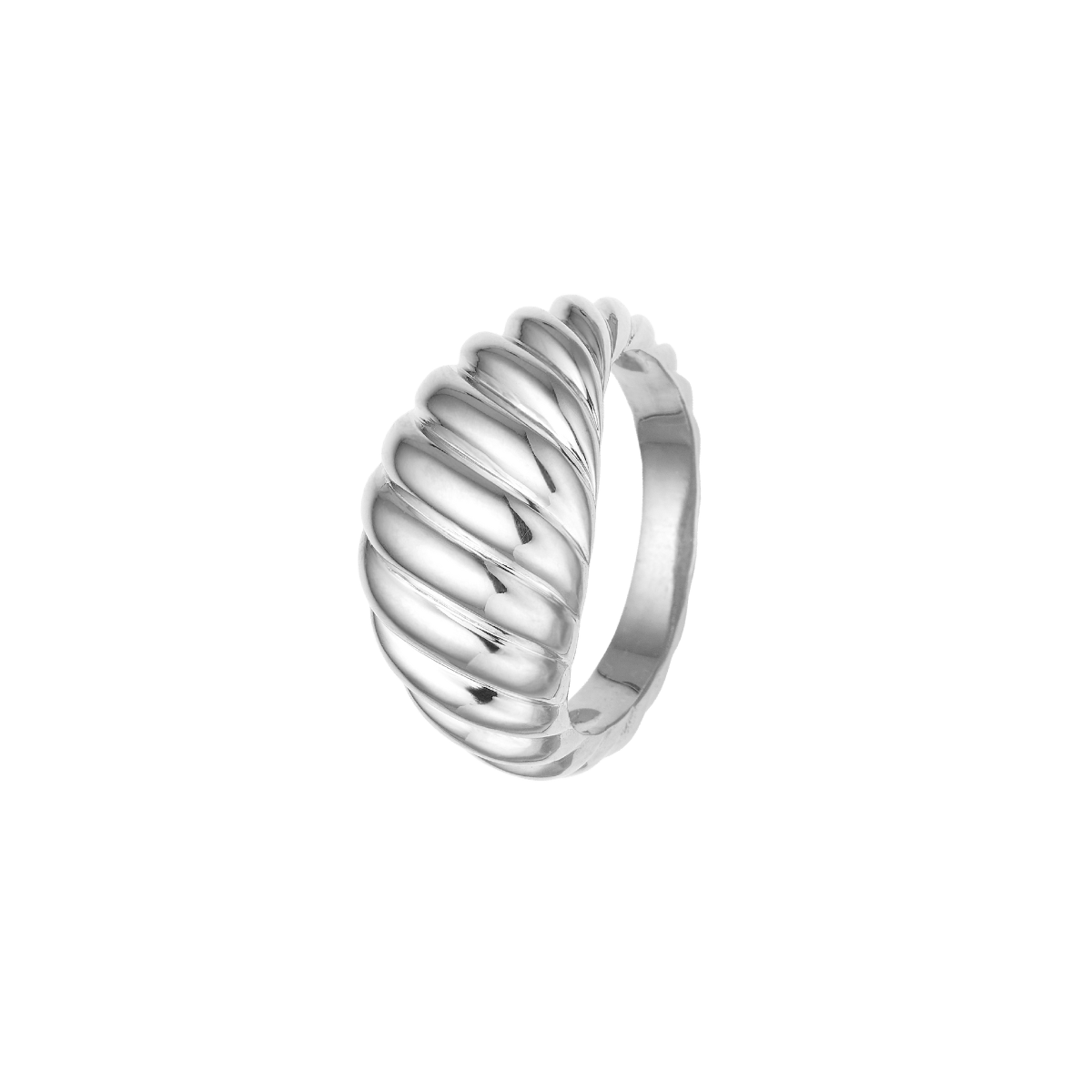 Ring, Bølger, sølv - Urma.dk