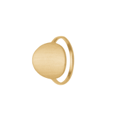 Ring, Cirkel plade, forg sølv - Urma.dk