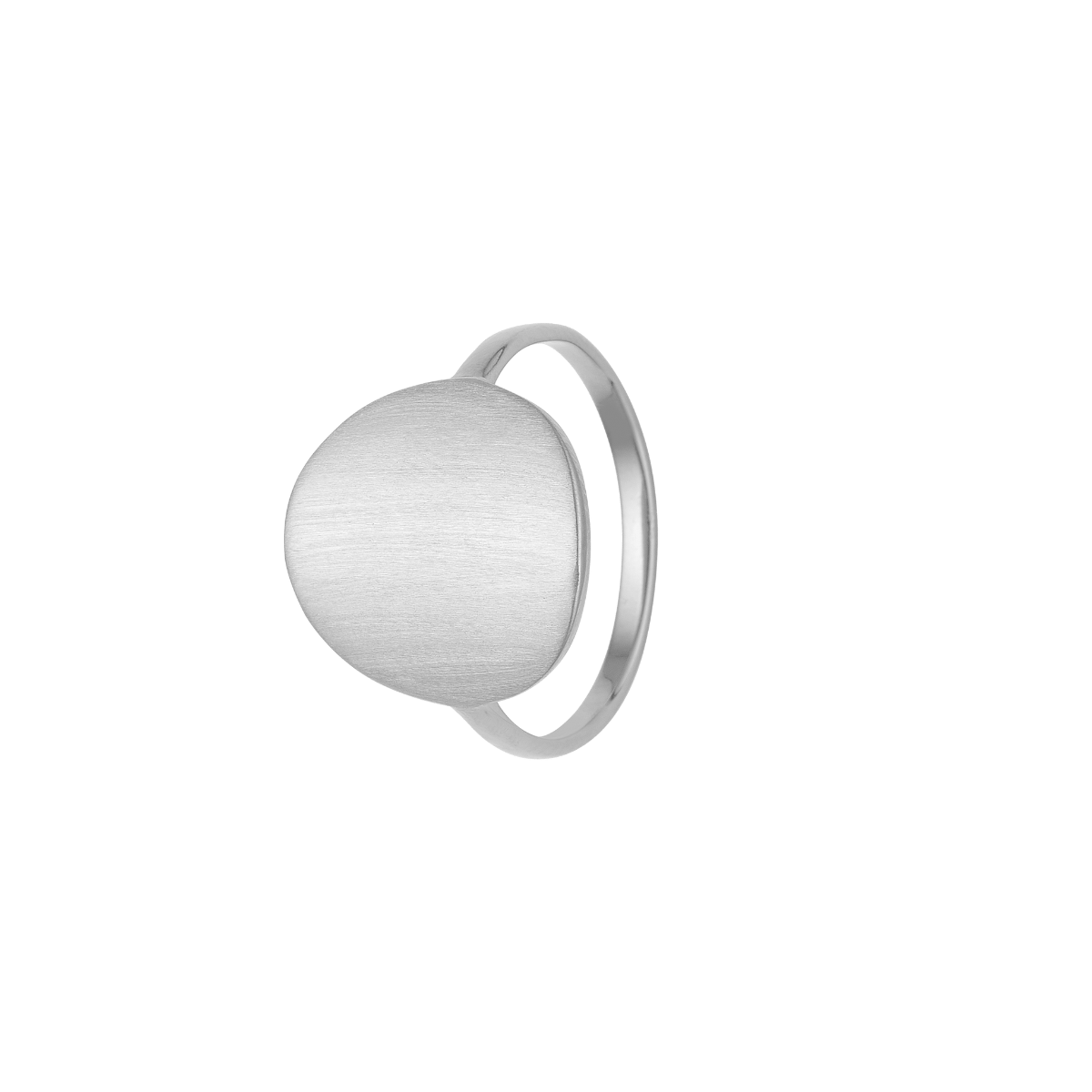 Ring, Cirkel plade, sølv - Urma.dk