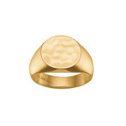 Ring forgyldt sølv, Signet - Urma.dk