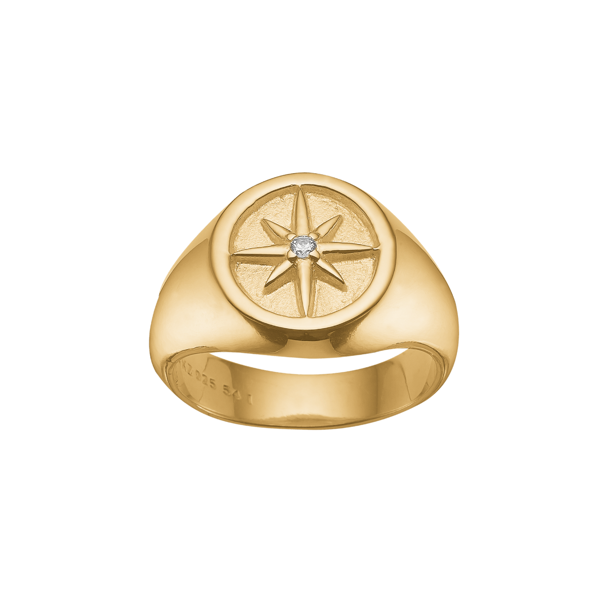 Ring Forgyldt sølv, Star of the night - Urma.dk