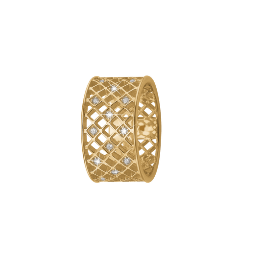 Ring, Harlekin, cz, forg sølv - Urma.dk