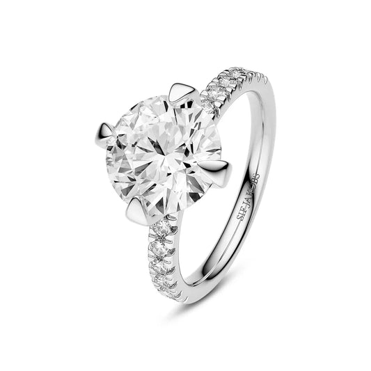 Ring Venice Solitaire Altro - 14 kt guld el. hvidguld 0.80 - 3.40 ct TW G - H VS lab - grown diamanter SJ - R2502 - WD - WG - Urma.dk