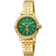 Roberto Cavalli by Franck Muller Dame Rustfrit Stål Guldfarvet Ur RV1L193M0061 - Urma.dk