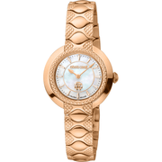 Roberto Cavalli by Franck Muller Dame Rustfrit Stål Rosaguld Ur RV1L180M0041 - Urma.dk