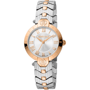 Roberto Cavalli by Franck Muller Dame Rustfrit Stål Rosaguld/Sølvgrå Ur RV1L166M0091 - Urma.dk