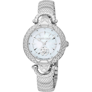 Roberto Cavalli by Franck Muller Dame Rustfrit Stål Sølvgrå Ur RV1L165M0041 - Urma.dk