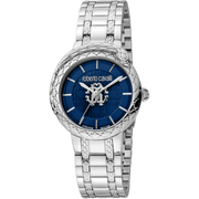 Roberto Cavalli by Franck Muller Dame Rustfrit Stål Sølvgrå Ur RV1L189M0031 - Urma.dk