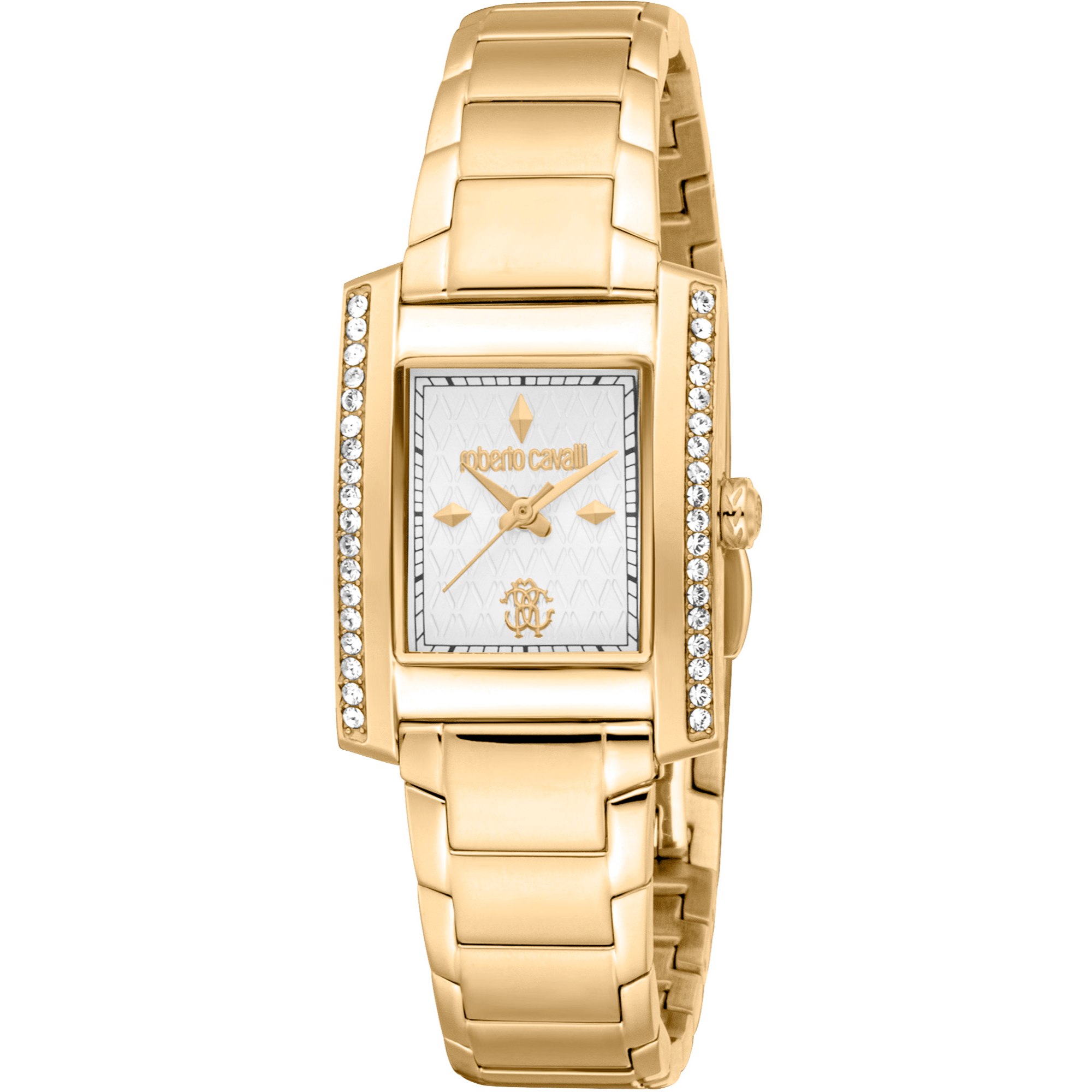 Roberto Cavalli Dame Rustfrit Stål Guld Ur RC5L120M0055 - Urma.dk