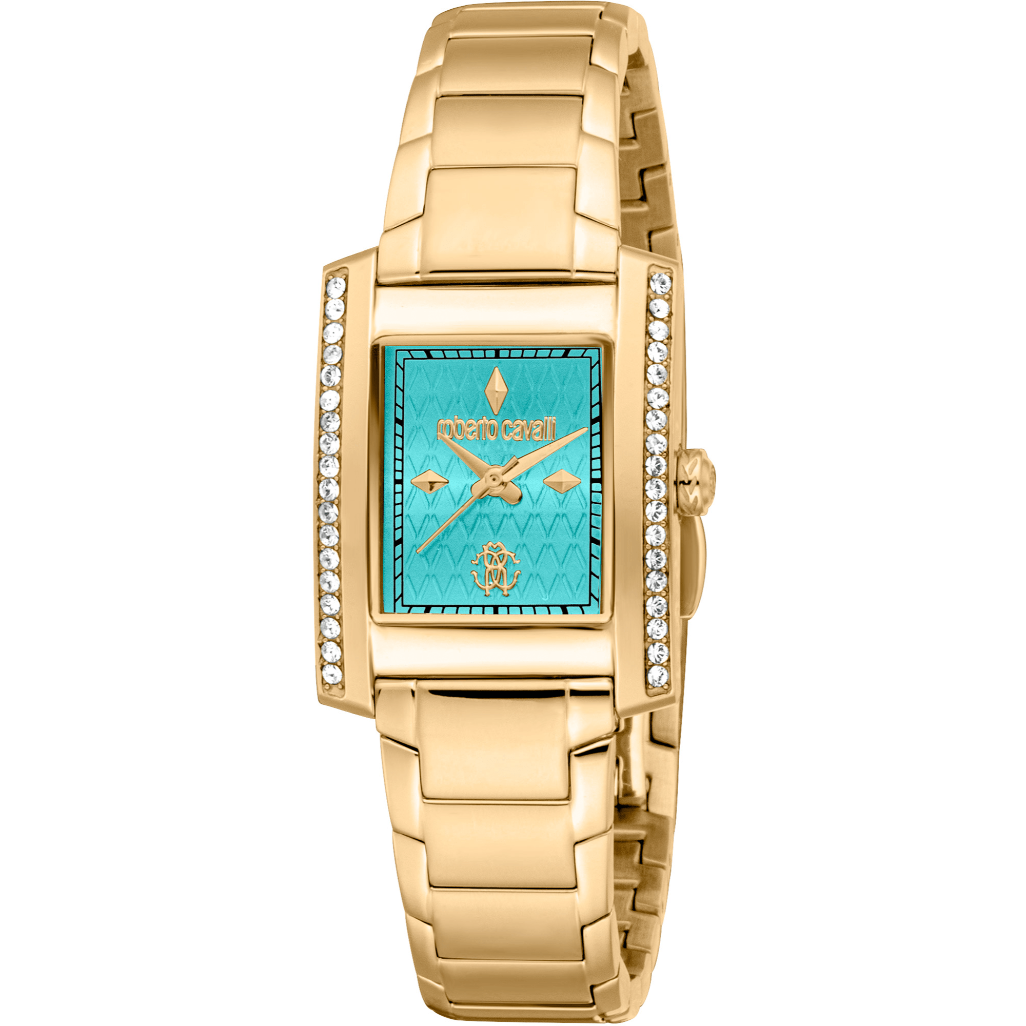 Roberto Cavalli Dame Rustfrit Stål Guld Ur RC5L120M0065 - Urma.dk