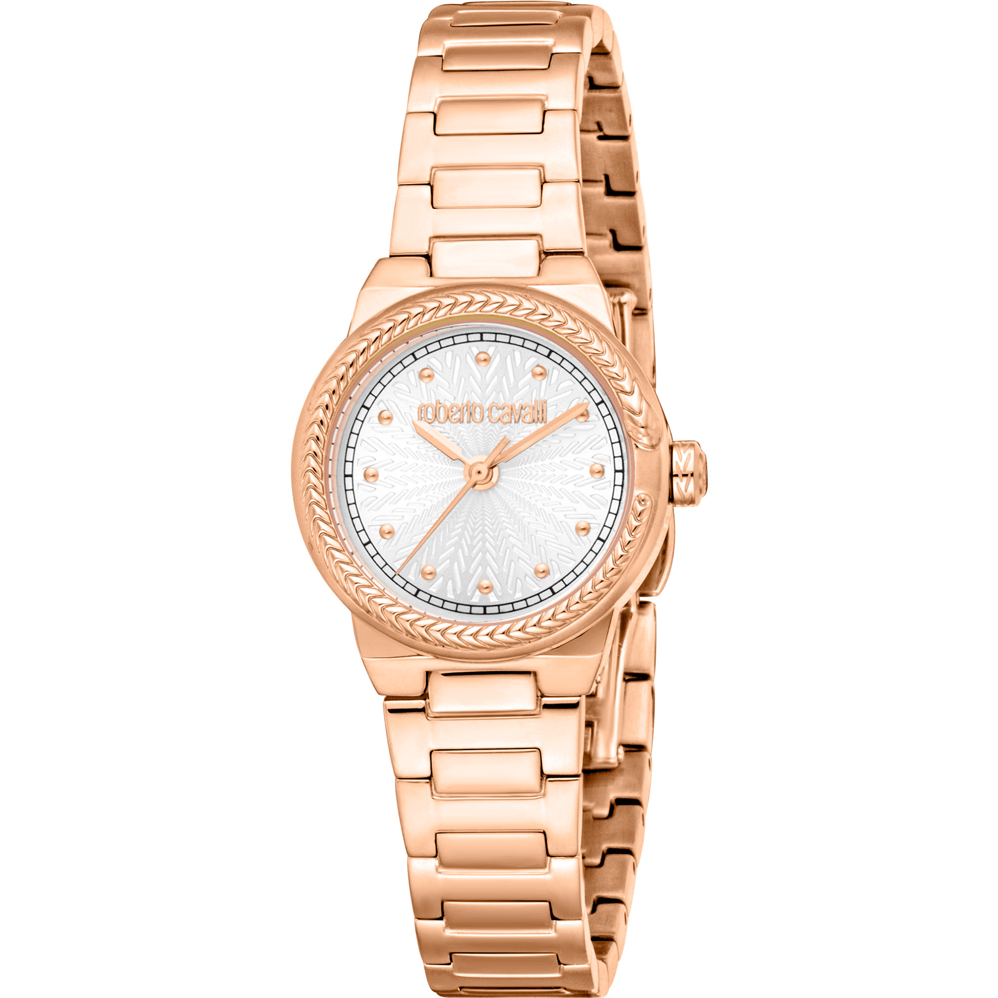 Roberto Cavalli Dame Rustfrit Stål Rosaguld Ur RC5L117M0045 - Urma.dk