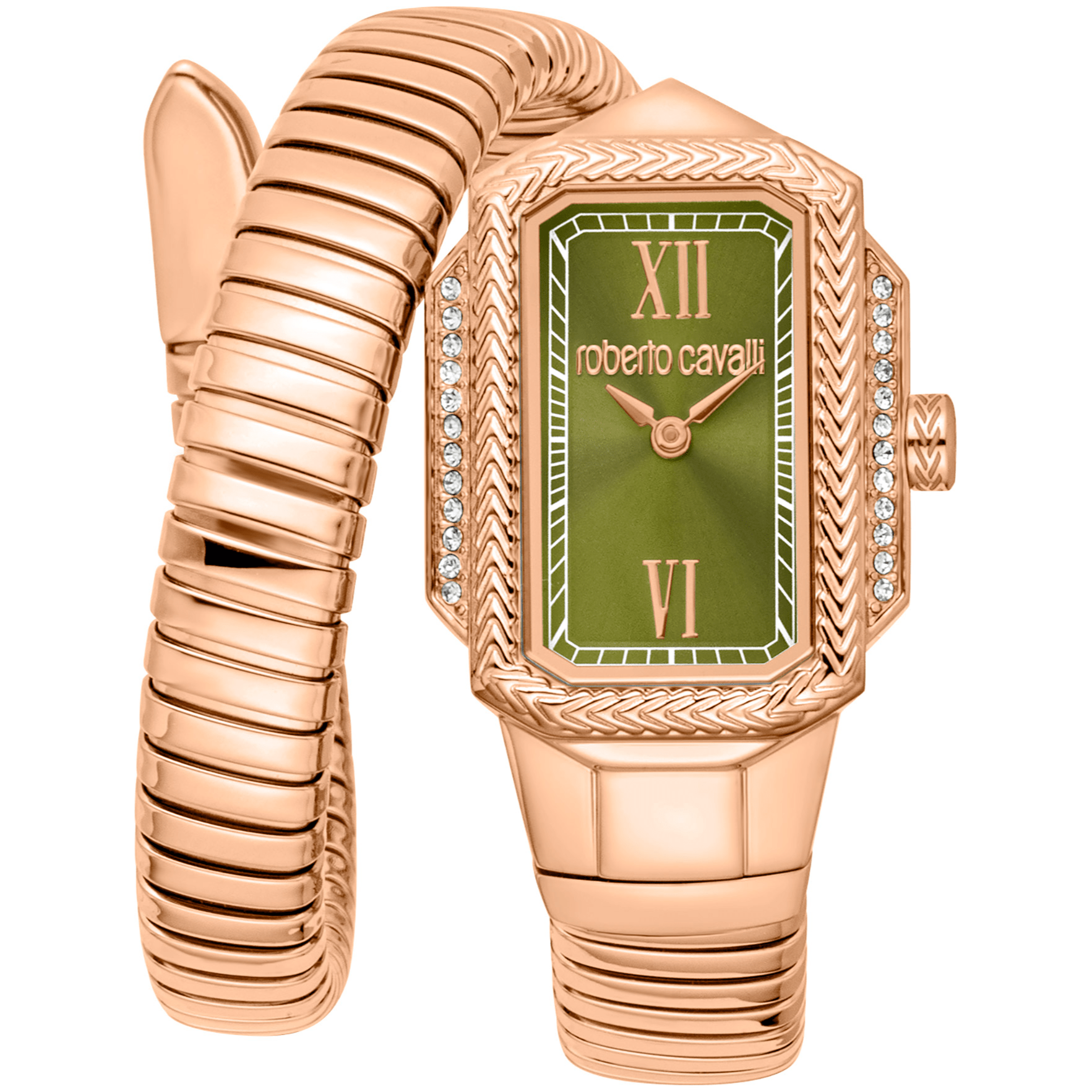 Roberto Cavalli Dame Rustfrit Stål Rosaguldfarvet Ur RC5L115M0055 - Urma.dk