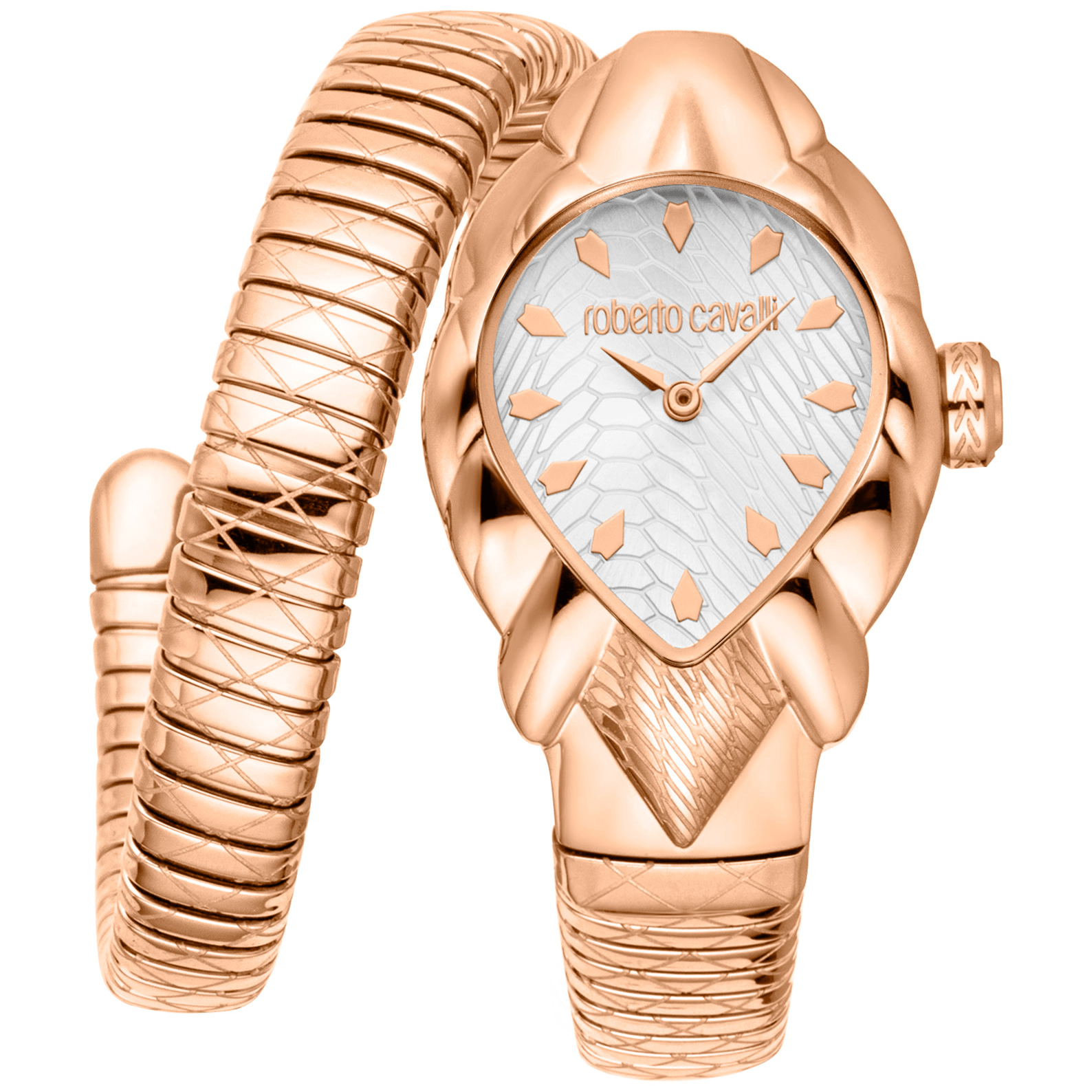 Roberto Cavalli Dame Rustfrit Stål Rose Gold Ur RC5L110M0055 - Urma.dk