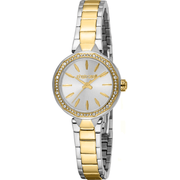 Roberto Cavalli Dame Rustfrit Stål Sølv & Guldfarvet Ur RC5L144M0085 - Urma.dk