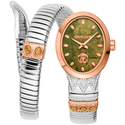 Roberto Cavalli Dame Rustfrit Stål Sølv - og Rosaguldfarvet Ur RC5L104M0075 - Urma.dk