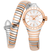 Roberto Cavalli Dame Rustfrit Stål Sølv - og Rosaguldfarvet Ur RC5L114M0085 - Urma.dk