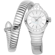 Roberto Cavalli Dame Rustfrit Stål Sølvfarvet Ur RC5L114M0015 - Urma.dk