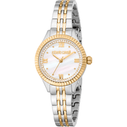Roberto Cavalli Dame Rustfrit Stål To - tone Guld/Sølv Ur RC5L124M0085 - Urma.dk