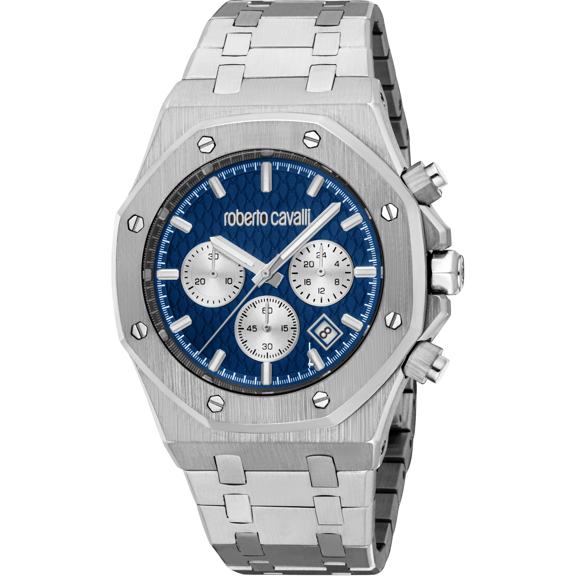 Roberto Cavalli Herre Blå Chronograph Ur RC5G161M0055 - Urma.dk
