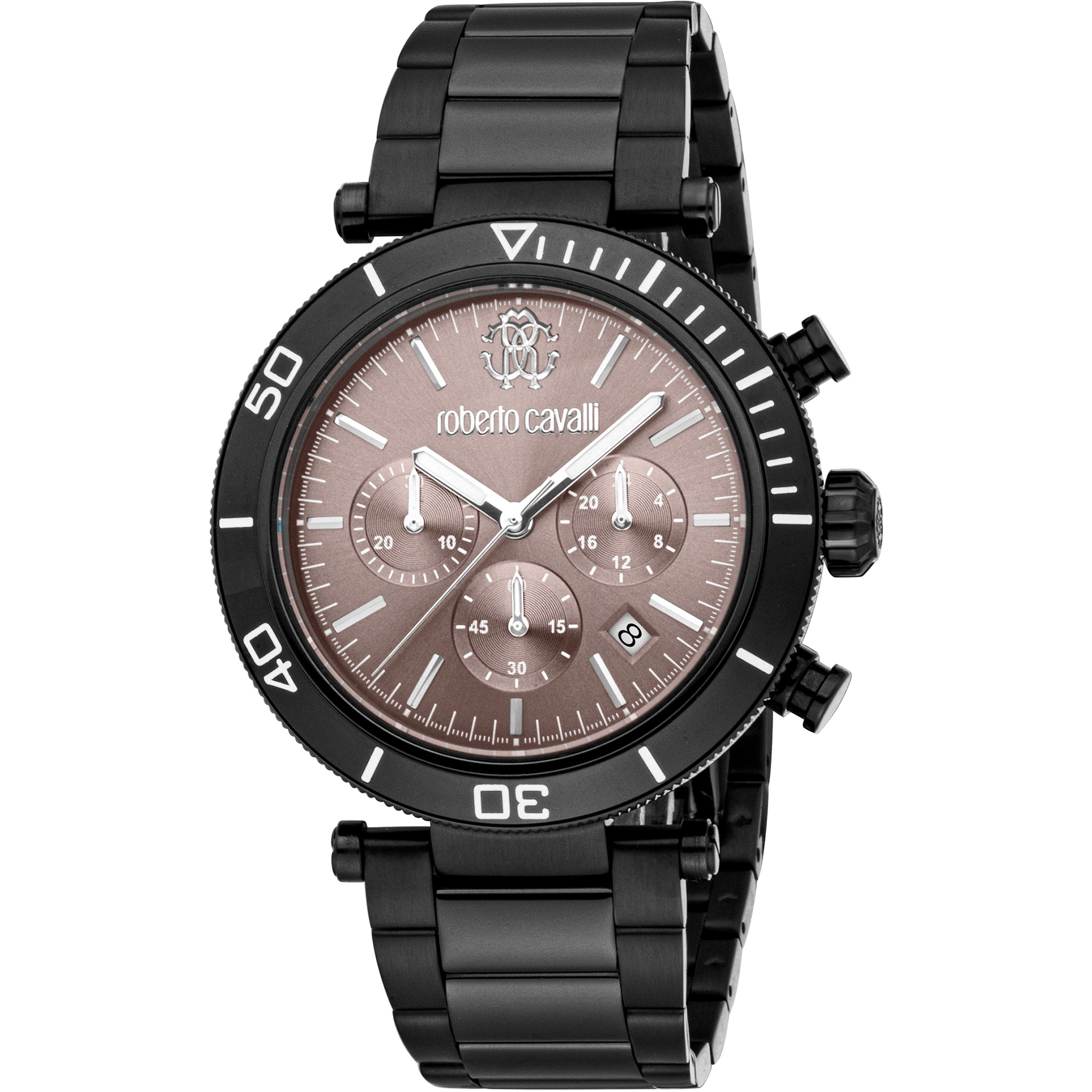 Roberto Cavalli Herre Grå Chronograph Ur RC5G128M0075 - Urma.dk