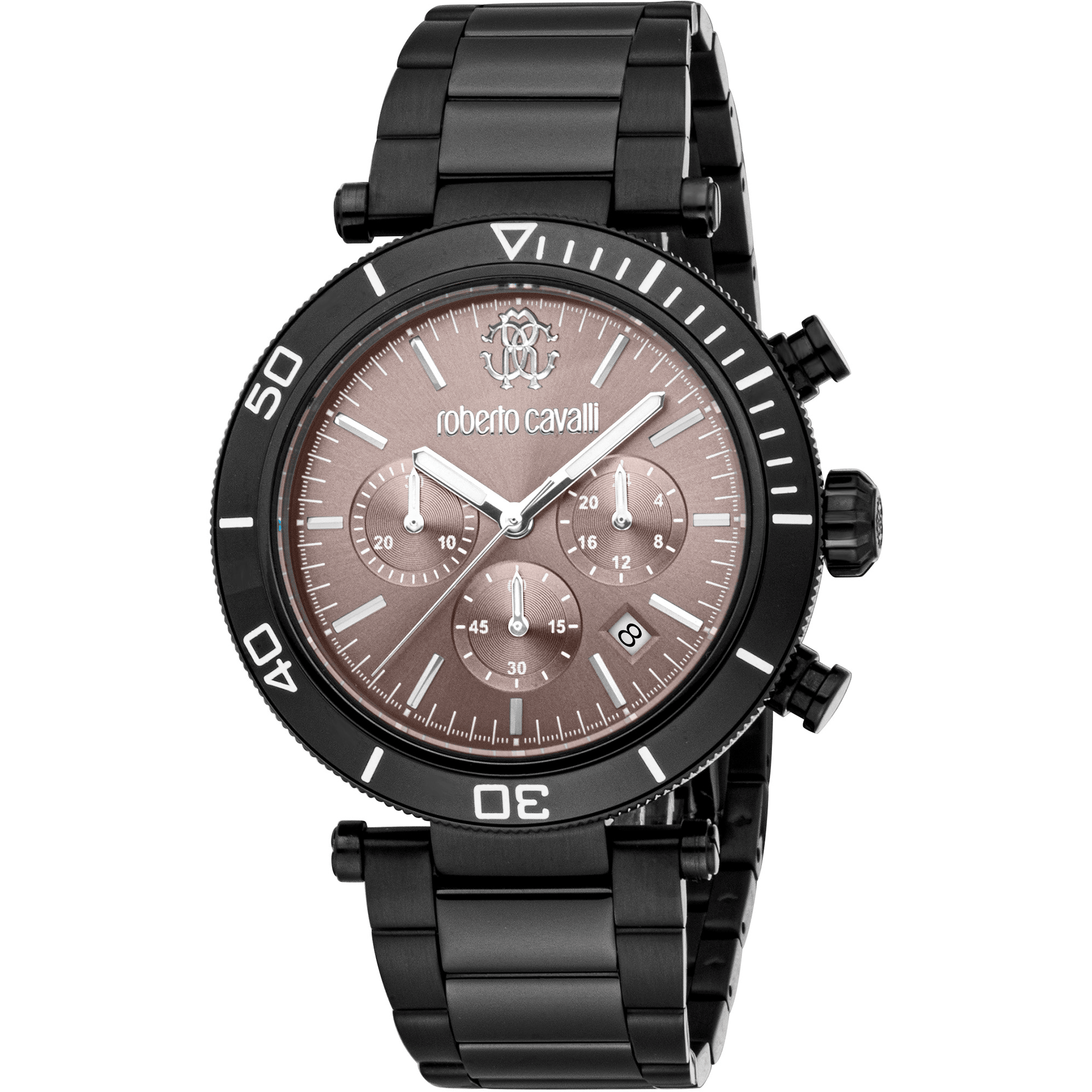 Roberto Cavalli Herre Grå Chronograph Ur RC5G128M0075 - Urma.dk