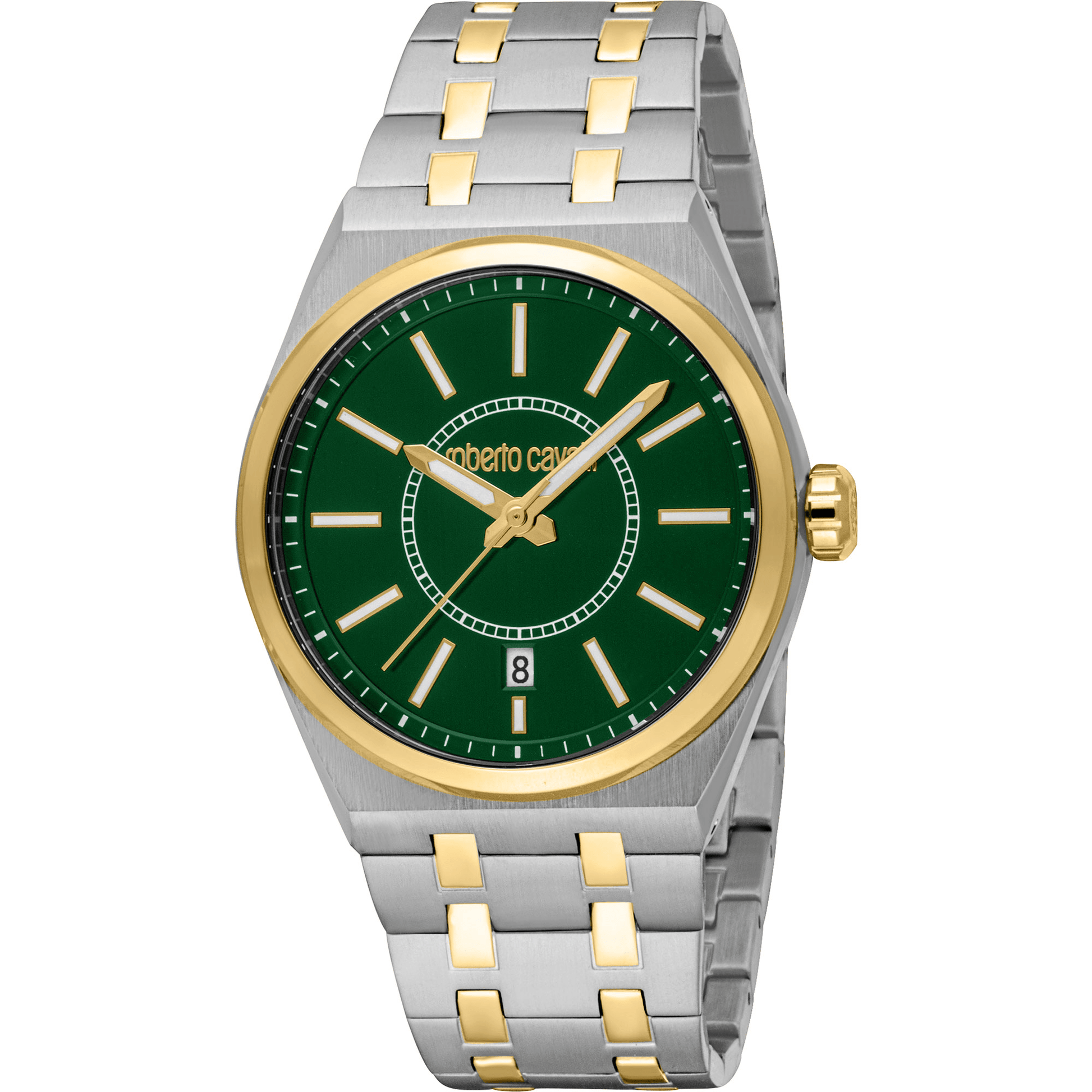 Roberto Cavalli Herre Grøn Analog Ur RC5G147M0095 - Urma.dk