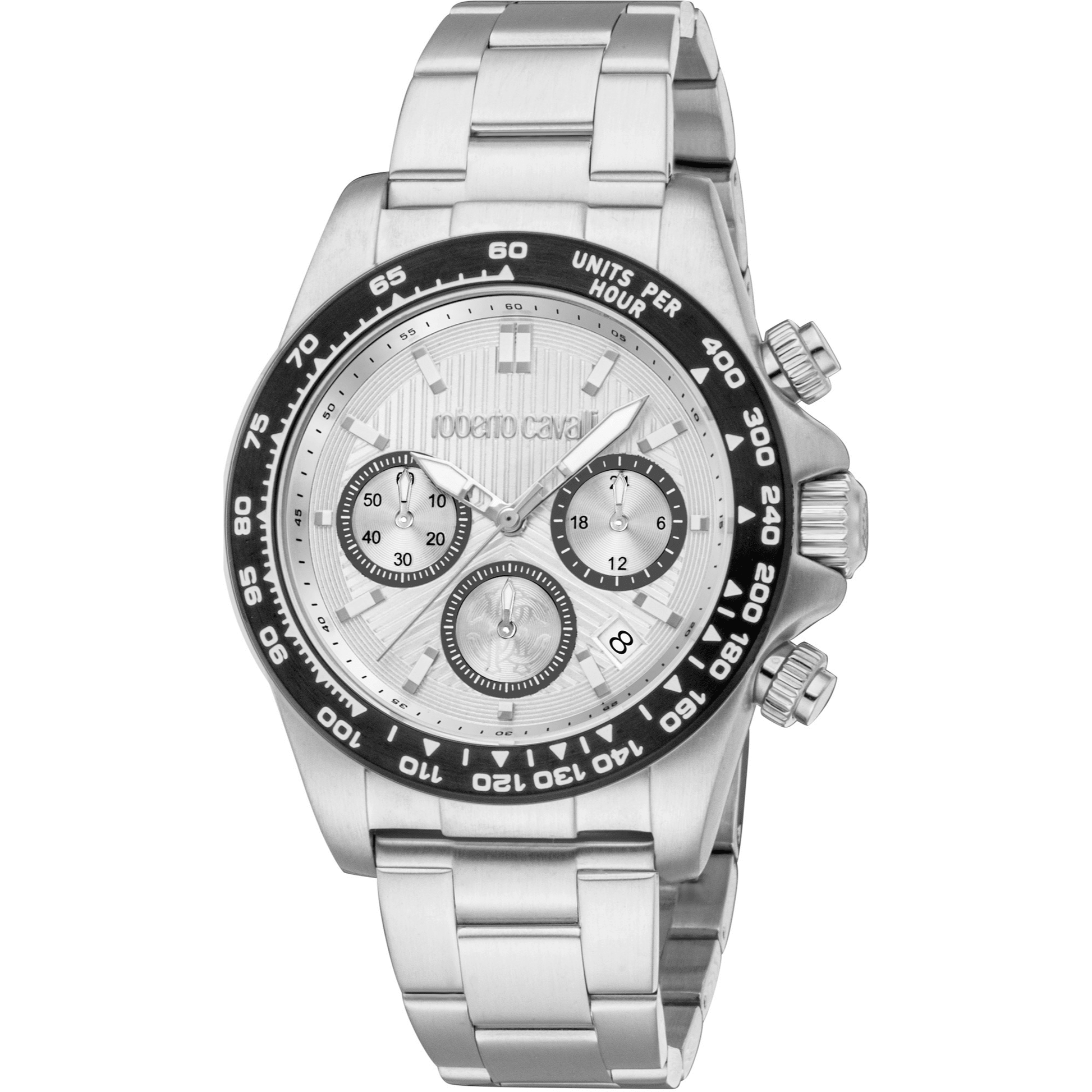 Roberto Cavalli Herre Sølvgrå Chronograph Ur RC5G135M0065 - Urma.dk