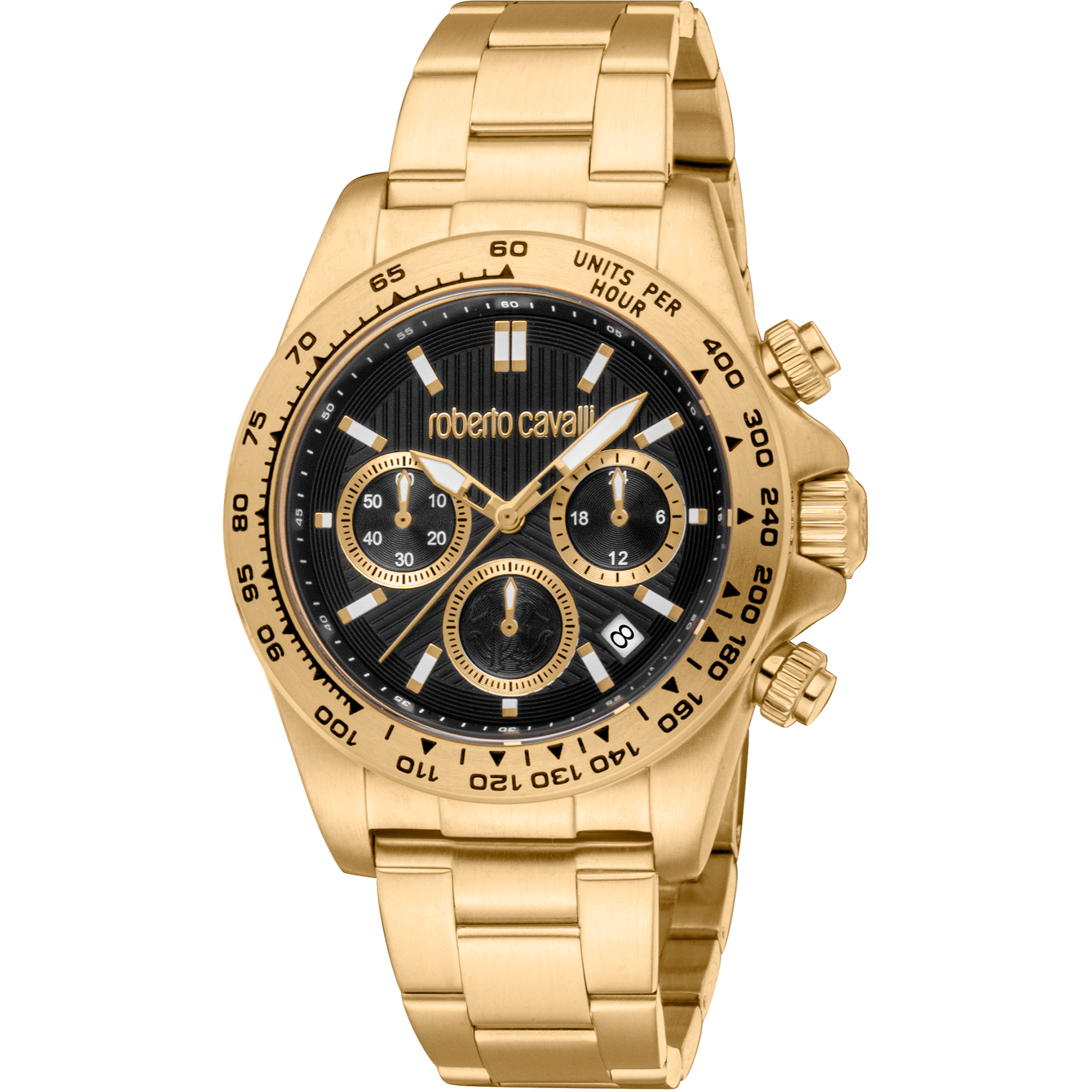 Roberto Cavalli Herre Sort Chronograph Ur RC5G135M0085 - Urma.dk