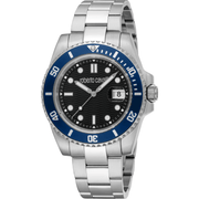 Roberto Cavalli Herreur Rustfrit Stål Sølvgrå/Sort Analog Ur RC5G168M0035 - Urma.dk