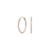 Rosa forgyldt sølv creol 20mm HOOPS52 - Urma.dk