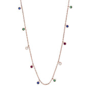 Rosafg Sølv vedhæng GIANOR 3mm 42+3cm - Urma.dk