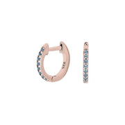 Rosaforg sølv creol lyseblå czHELLENOR - Urma.dk