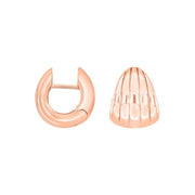 Rosaforg. sølv system - creoler Lisa 15x13mm - Urma.dk