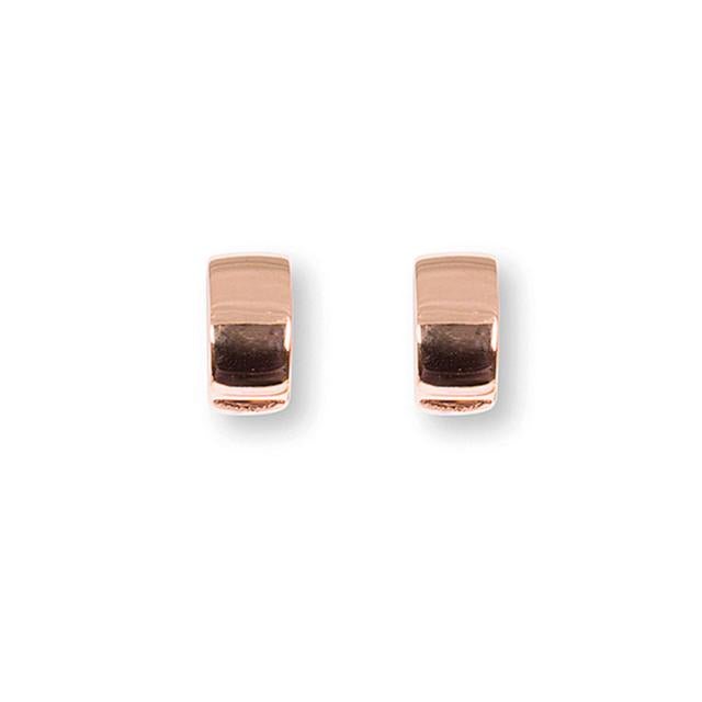 Rosaforg. sølv system - creoler Mila 15x8mm - Urma.dk