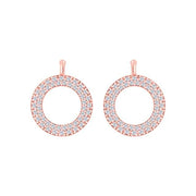 Rosaforg. sølv system - vedhæng krans m/cz - par - Urma.dk