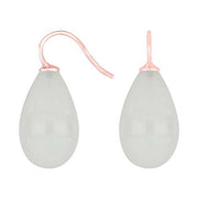 Rosaforg. sølvøreh. m/bøhmisk kvartsglas farve04 - Urma.dk