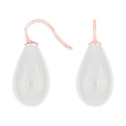 Rosaforg. sølvøreh. m/bøhmisk kvartsglas farve09 - Urma.dk