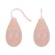 Rosaforg. sølvøreh. m/bøhmisk kvartsglas farve24 - Urma.dk