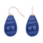 Rosaforg. sølvøreh. m/bøhmisk kvartsglas farve45 - Urma.dk