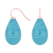 Rosaforg. sølvøreh. m/bøhmisk kvartsglas farve48 - Urma.dk