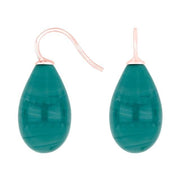 Rosaforg. sølvøreh. m/bøhmisk kvartsglas farve58 - Urma.dk