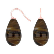 Rosaforg. sølvøreh. m/bøhmisk kvartsglas farve83 - Urma.dk