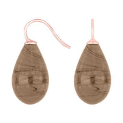 Rosaforg. sølvøreh. m/bøhmisk kvartsglas farve84 - Urma.dk