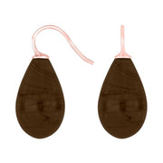 Rosaforg. sølvøreh. m/bøhmisk kvartsglas farve85 - Urma.dk