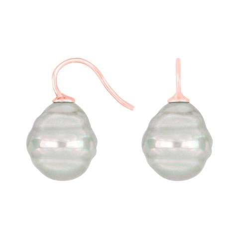 Forg. sølvøreh. m/Mallorca perle farve73
