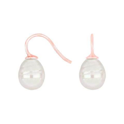 Rosaforg. sølvøreh. m/Mallorca perle farve07 - Urma.dk