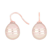 Forg. sølvøreh. m/Mallorca perle farve73
