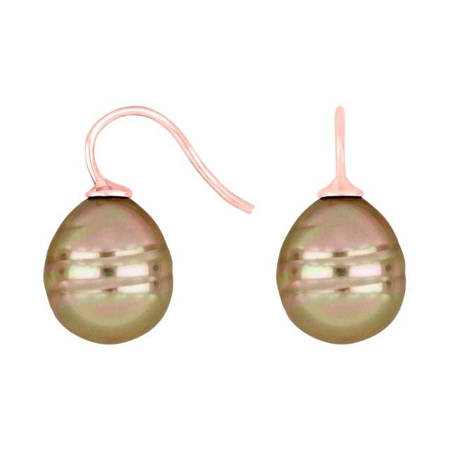 Forg. sølvøreh. m/Mallorca perle farve73
