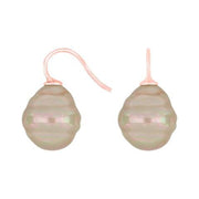 Rosaforg. sølvøreh. m/Mallorca perle farve73
